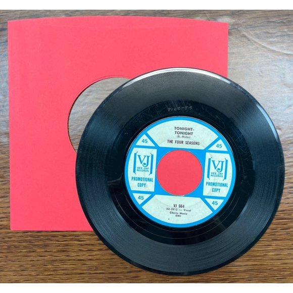 The Four Seasons Since I Don't Have You / Tonight 45 Pop Promo VJ Vee Jay 664 - Picture 4 of 4